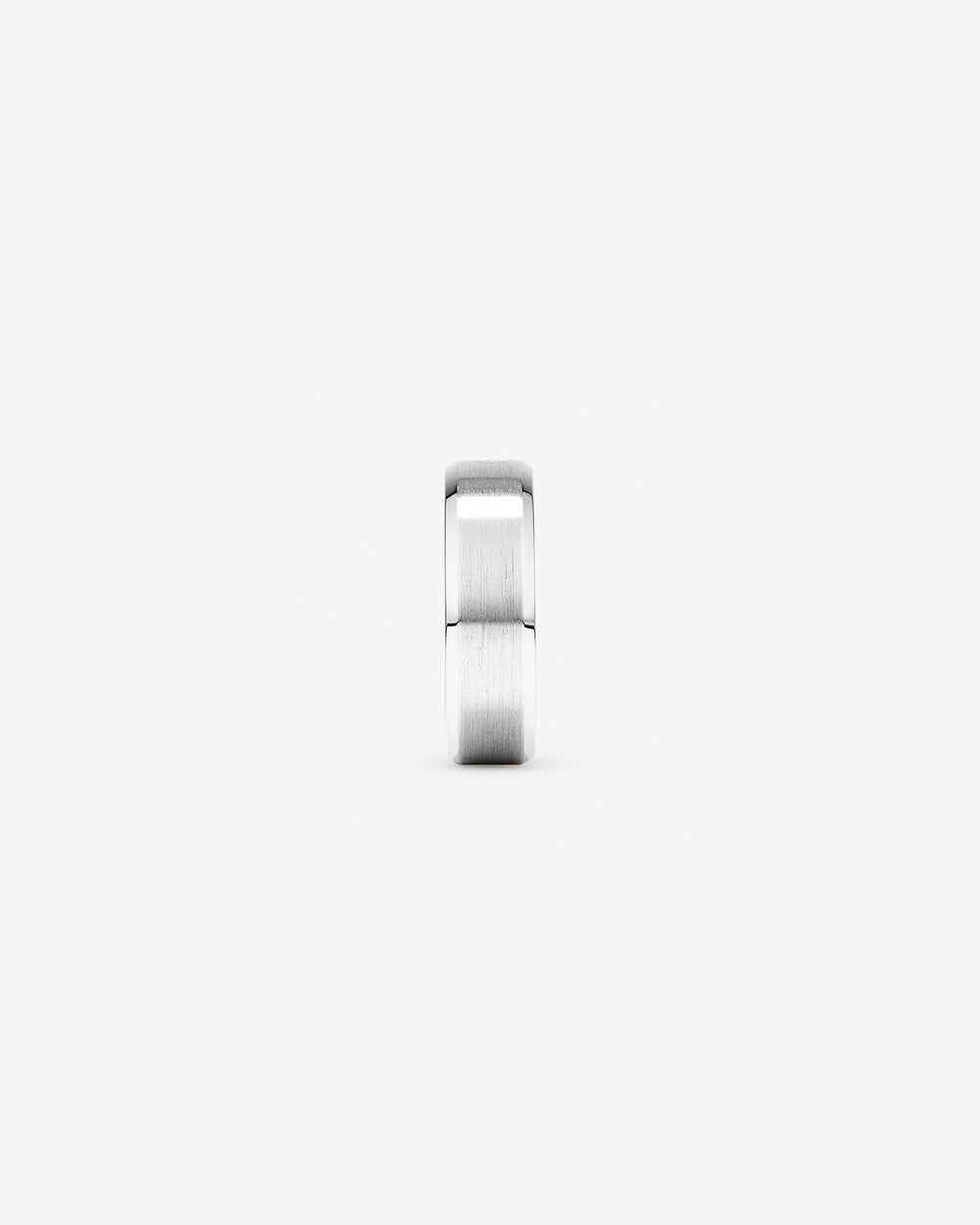 Men's Ring with 0.20 Carat of Diamonds in 14k White Gold