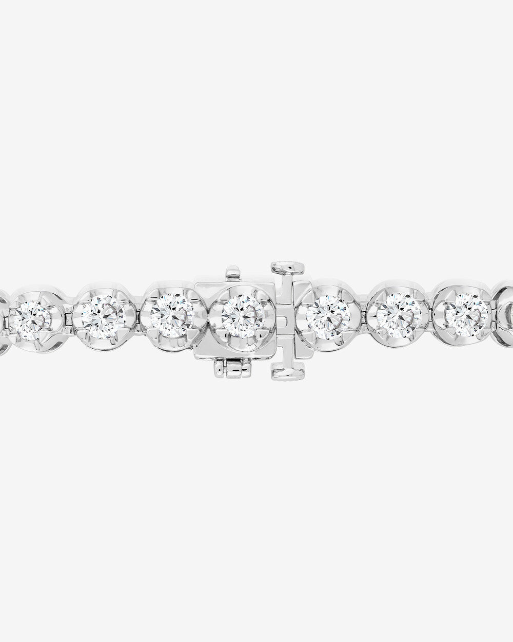 9.00 Carat Diamond Tennis Bracelet in 14k White Gold