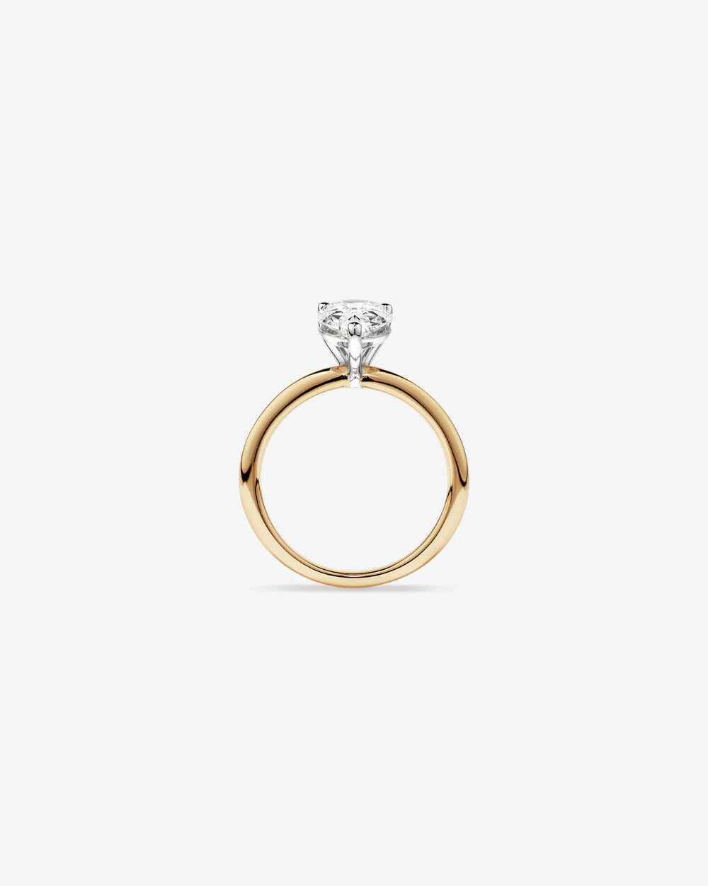 2.00 Carat  Pear Cut Lab-Grown Diamond Solitaire Engagement Ring in 14kt Gold