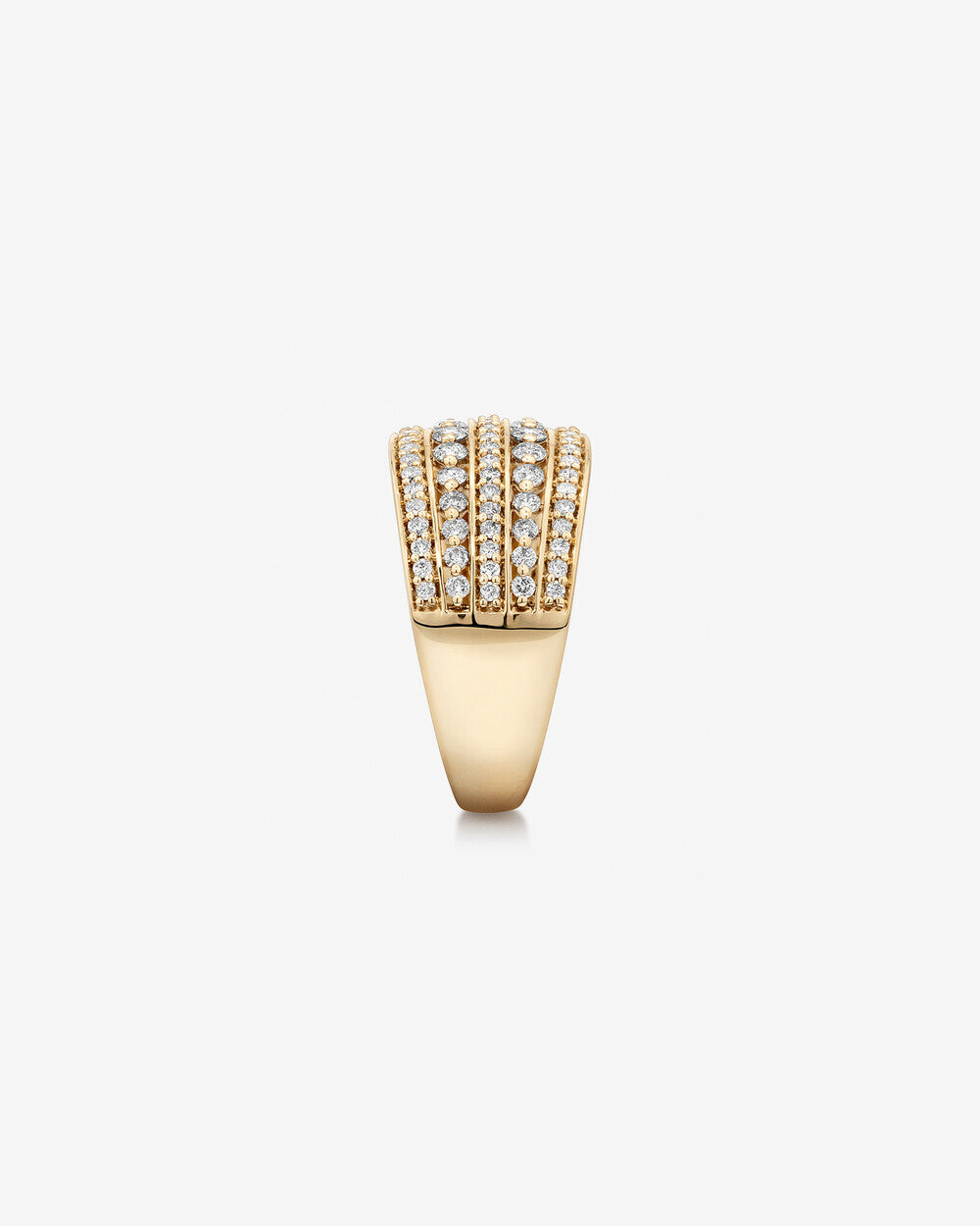 0.77 Carat TW Infinite Lab Grown Diamonds Ring in 14k Yellow Gold