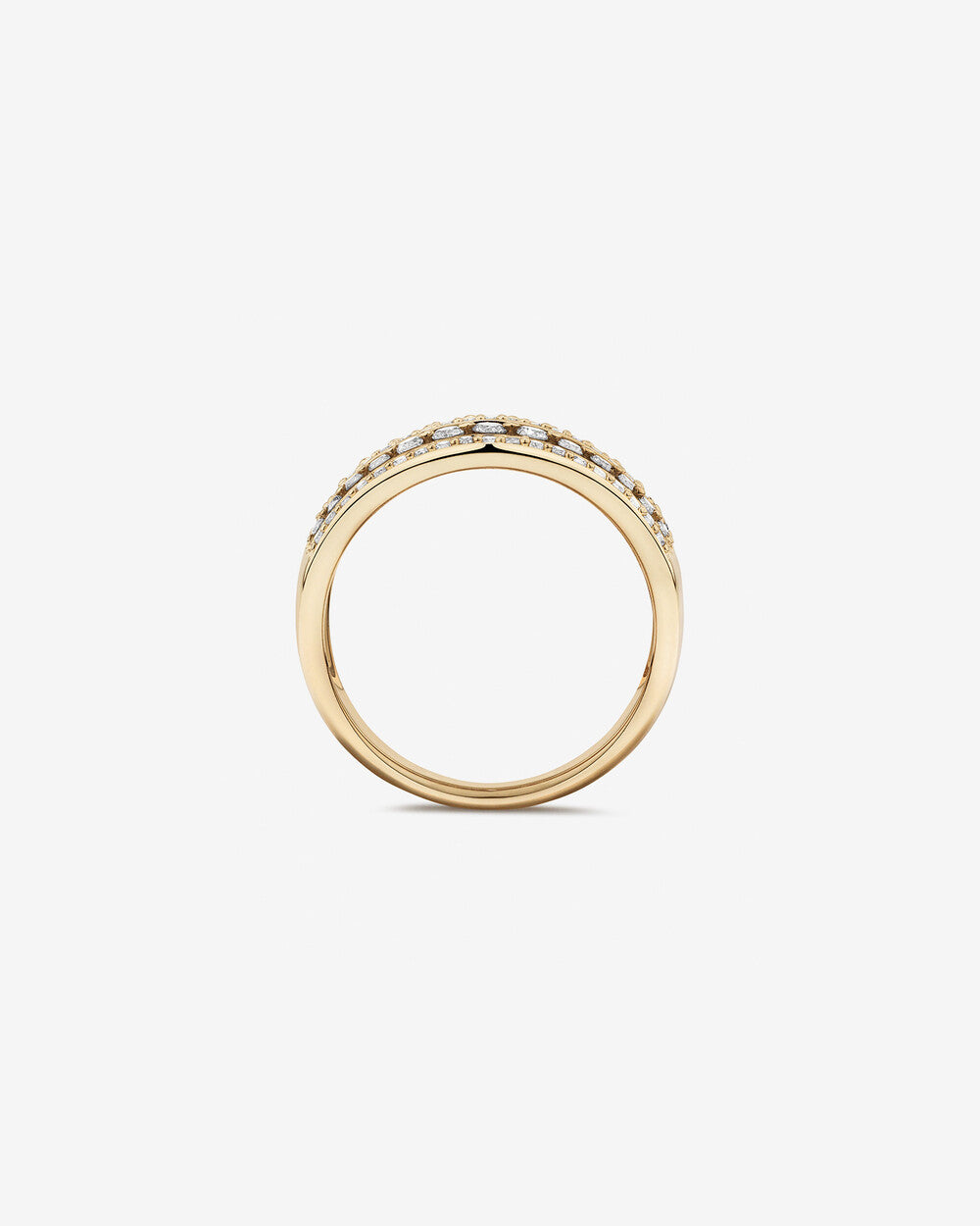 0.77 Carat TW Infinite Lab Grown Diamonds Ring in 14k Yellow Gold