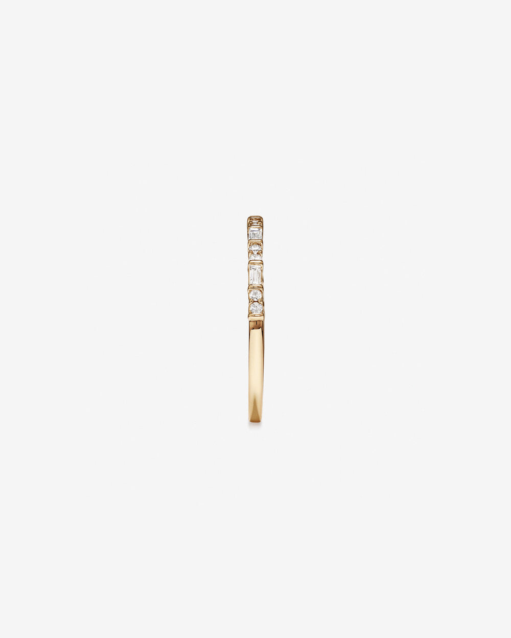 Wedding Ring with 0.22 Carat of Diamonds in 14k Yellow Gold