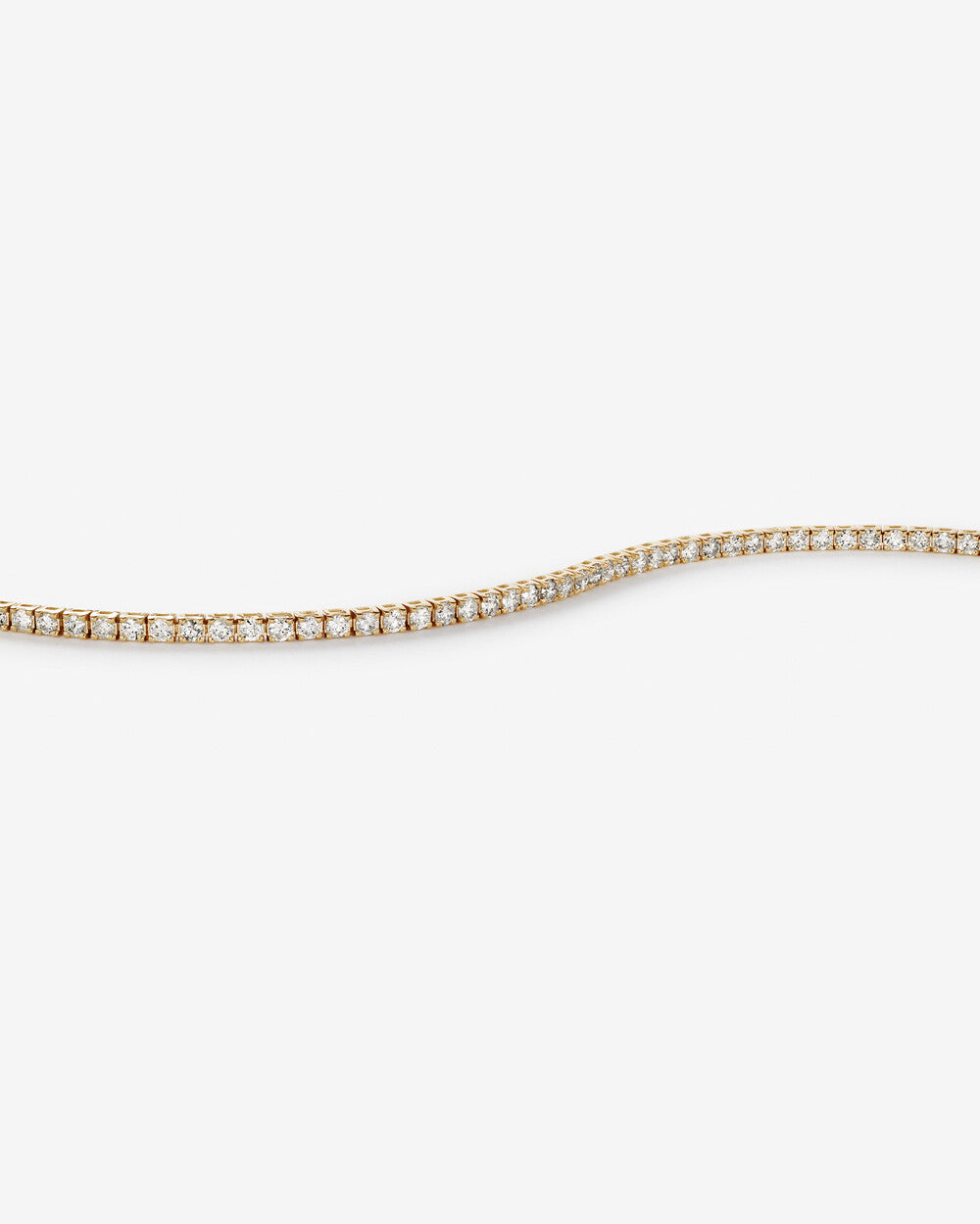 3.60 Carat Diamond Tennis Bracelet in 14k Yellow Gold