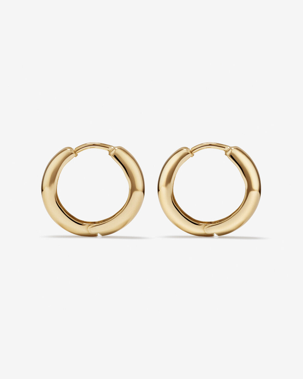 10mm Huggie Earrings in 14kt Yellow Gold