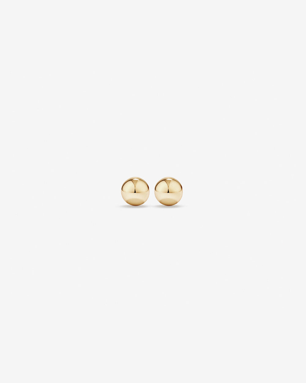4mm Ball Stud Earrings in 14k Yellow Gold
