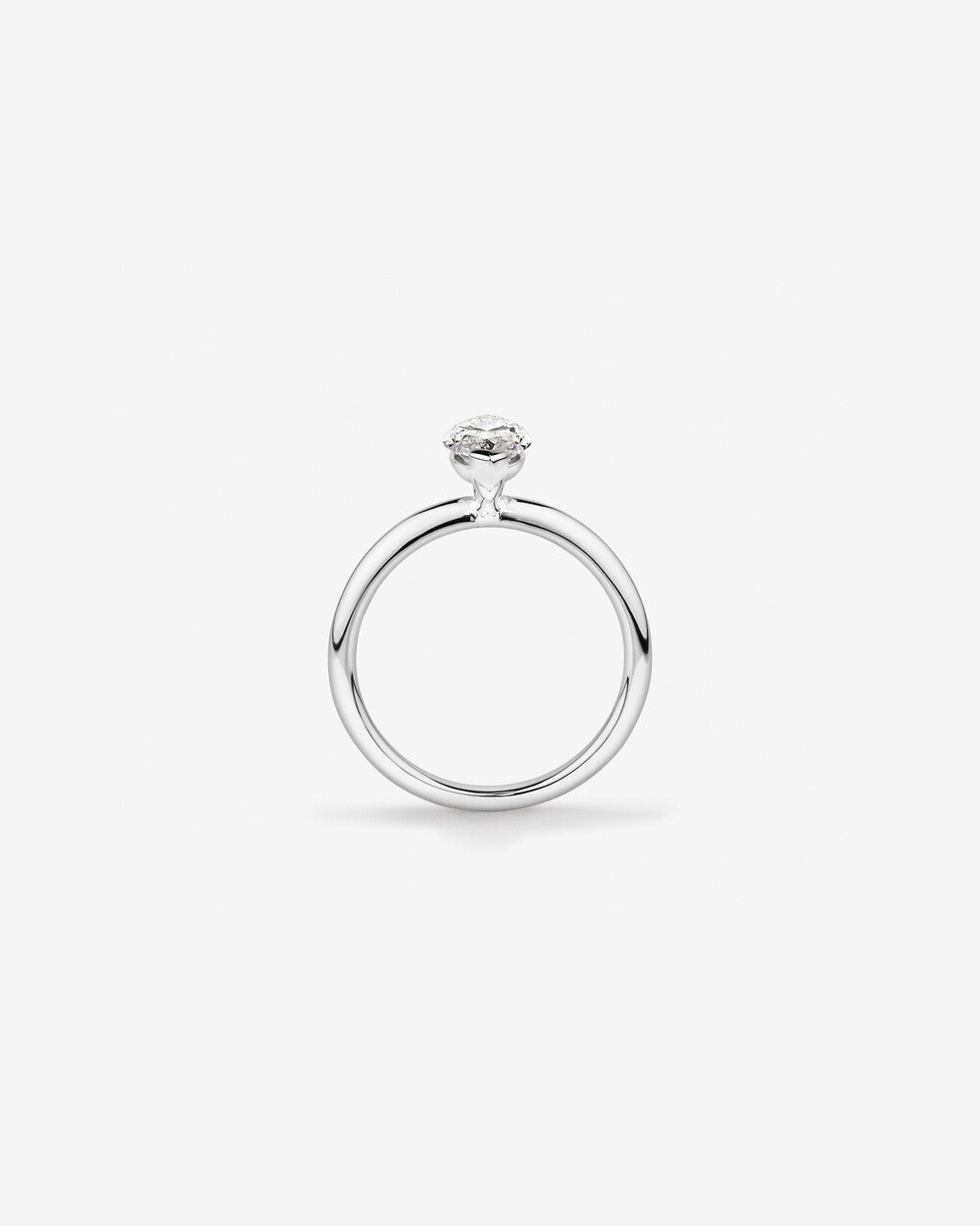 1.00 Carat Marquise Lab-Grown Diamond Solitaire Engagement Ring in 14kt Gold