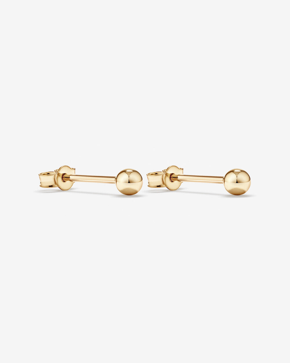 4mm Ball Stud Earrings in 14k Yellow Gold